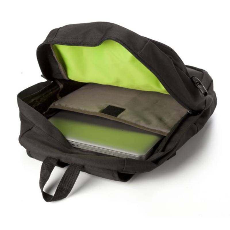 Polyesterový batoh s RFID ochrannou, čierna Polyesterový batoh s RFID ochrannou, čierna