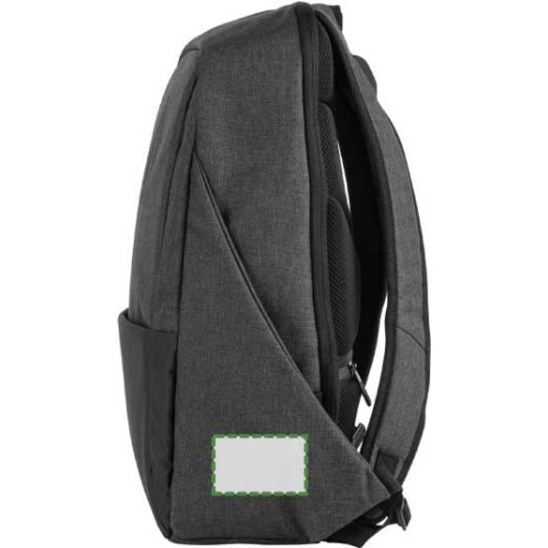 Polyesterový batoh na notebook, čierna Polyesterový batoh na notebook, čierna