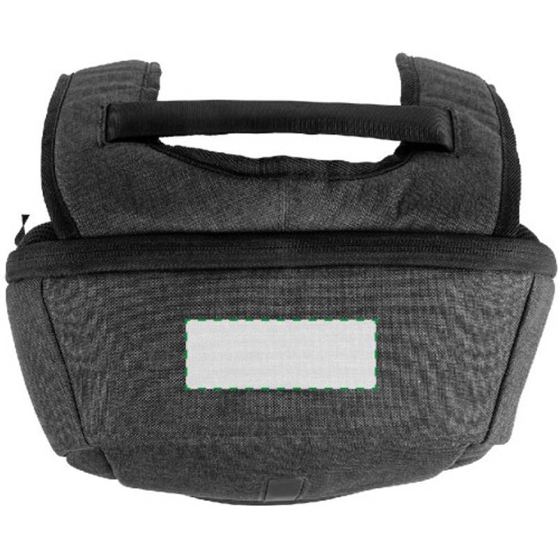 Polyesterový batoh na notebook, čierna Polyesterový batoh na notebook, čierna