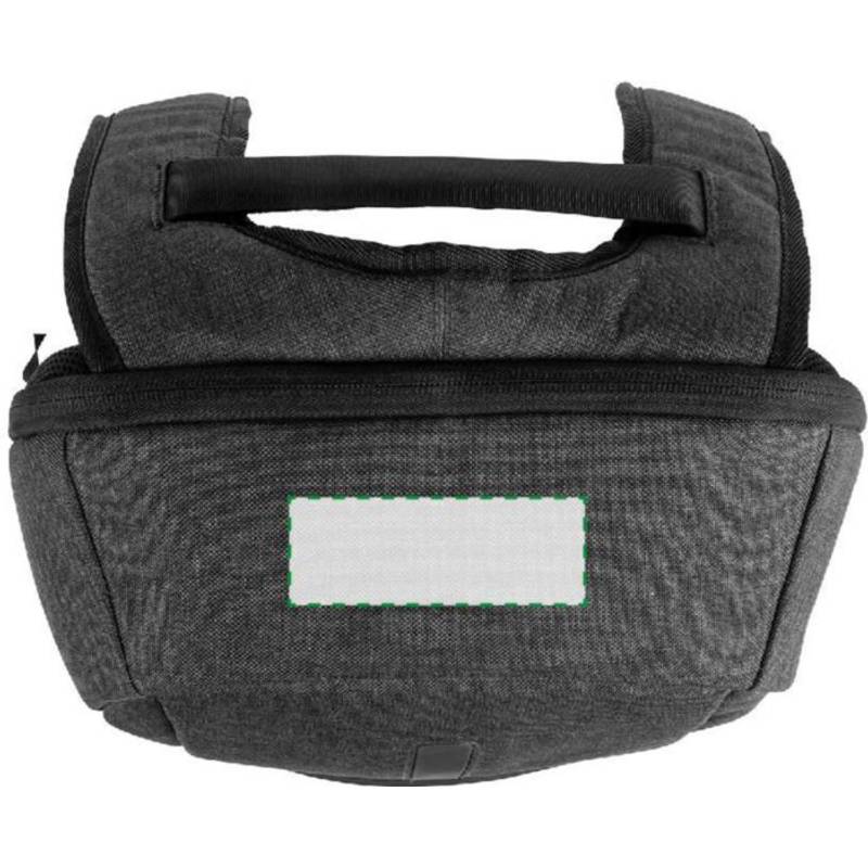 Polyesterový batoh na notebook, čierna Polyesterový batoh na notebook, čierna