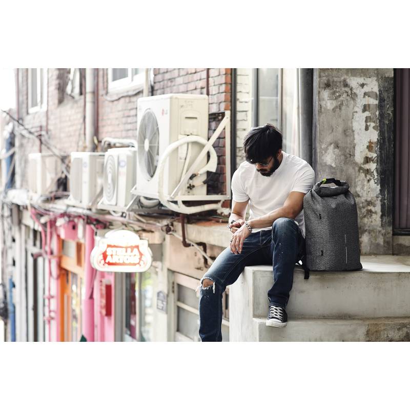 Nedobytný batoh Bobby Urban, sivá Nedobytný batoh Bobby Urban, sivá