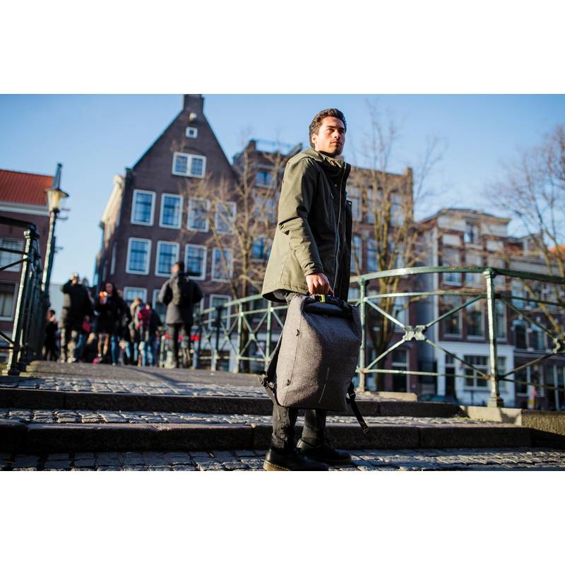 Nedobytný batoh Bobby Urban, sivá Nedobytný batoh Bobby Urban, sivá