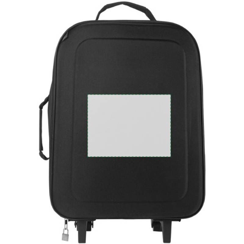 Skládací kufr na kolečkách, černá Skládací kufr na kolečkách, černá