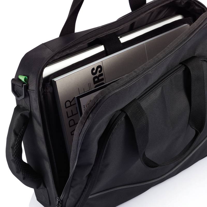 Taška na notebook, možnost nosit jako batoh, černá