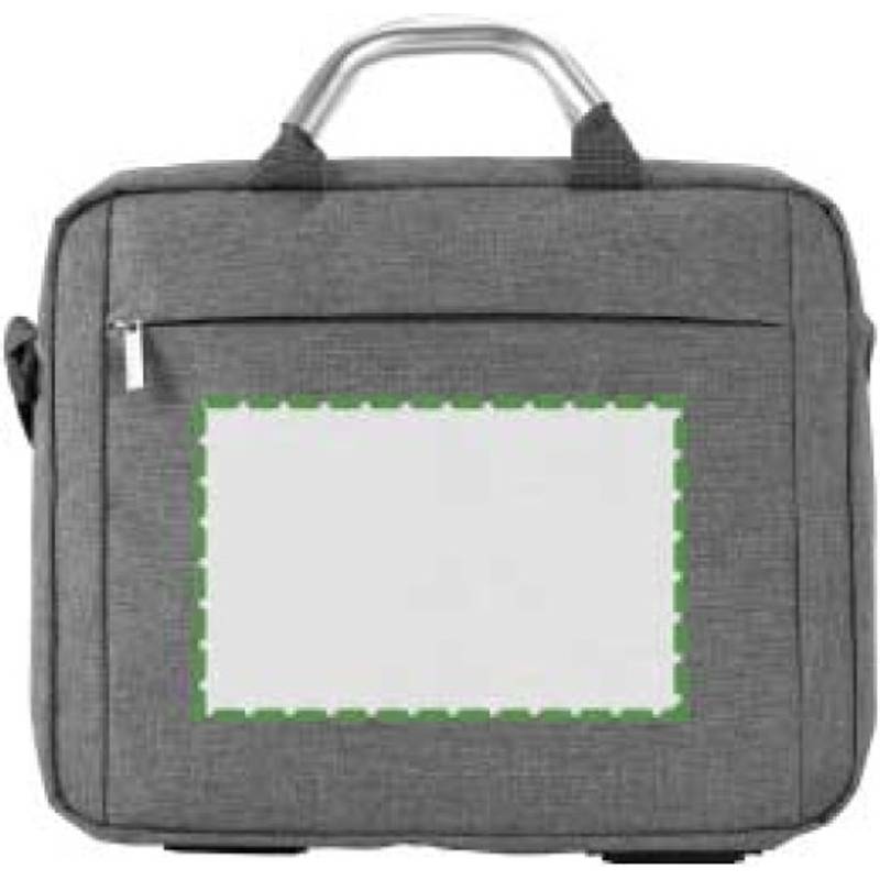 Plátěná, polycanvas 600D, konferenční taška na laptop, šedá Plátěná, polycanvas 600D, konferenční taška na laptop, šedá