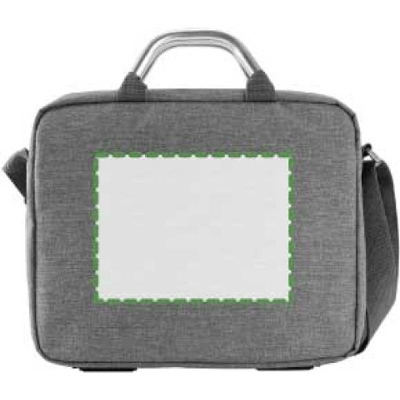 Plátěná, polycanvas 600D, konferenční taška na laptop, šedá Plátěná, polycanvas 600D, konferenční taška na laptop, šedá