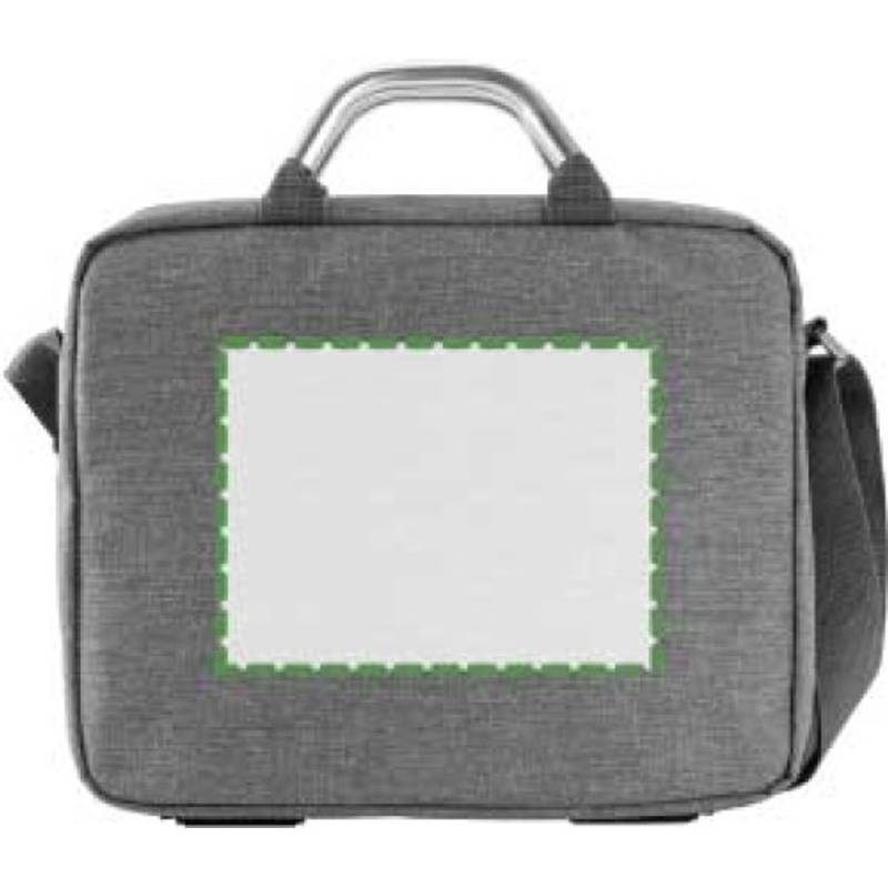 Plátěná, polycanvas 600D, konferenční taška na laptop, šedá Plátěná, polycanvas 600D, konferenční taška na laptop, šedá