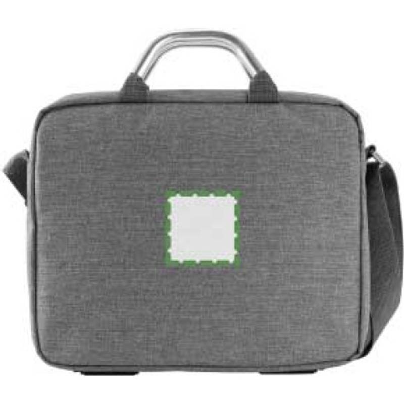 Plátěná, polycanvas 600D, konferenční taška na laptop, šedá Plátěná, polycanvas 600D, konferenční taška na laptop, šedá
