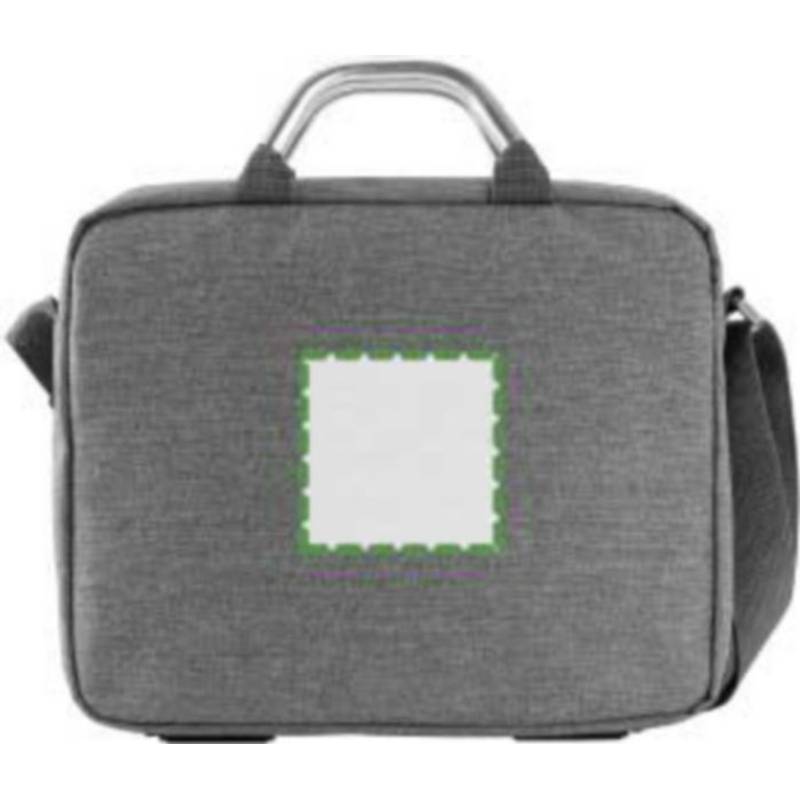 Plátěná, polycanvas 600D, konferenční taška na laptop, šedá Plátěná, polycanvas 600D, konferenční taška na laptop, šedá