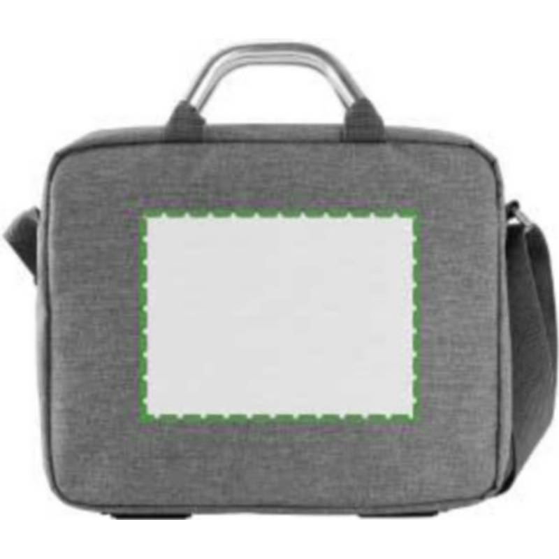 Plátěná, polycanvas 600D, konferenční taška na laptop, šedá Plátěná, polycanvas 600D, konferenční taška na laptop, šedá