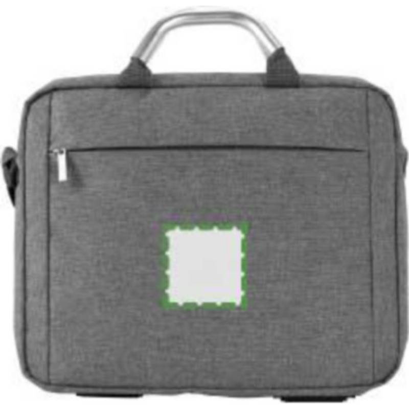 Plátěná, polycanvas 600D, konferenční taška na laptop, šedá Plátěná, polycanvas 600D, konferenční taška na laptop, šedá