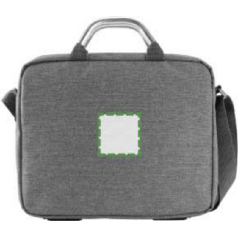 Plátěná, polycanvas 600D, konferenční taška na laptop, šedá Plátěná, polycanvas 600D, konferenční taška na laptop, šedá
