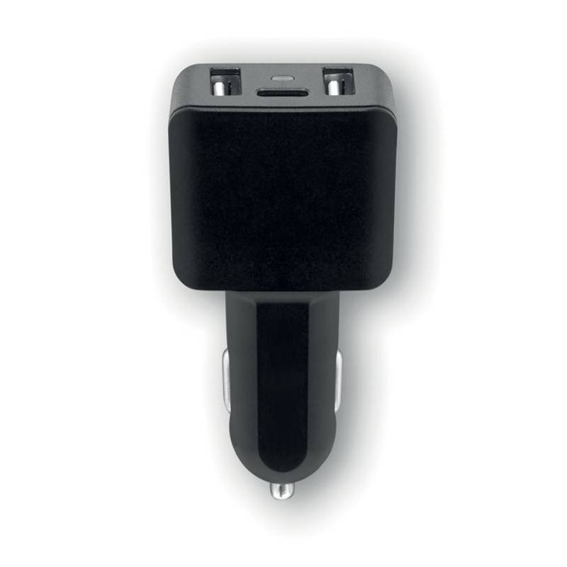 USB autonabíjačka do auta, čierna