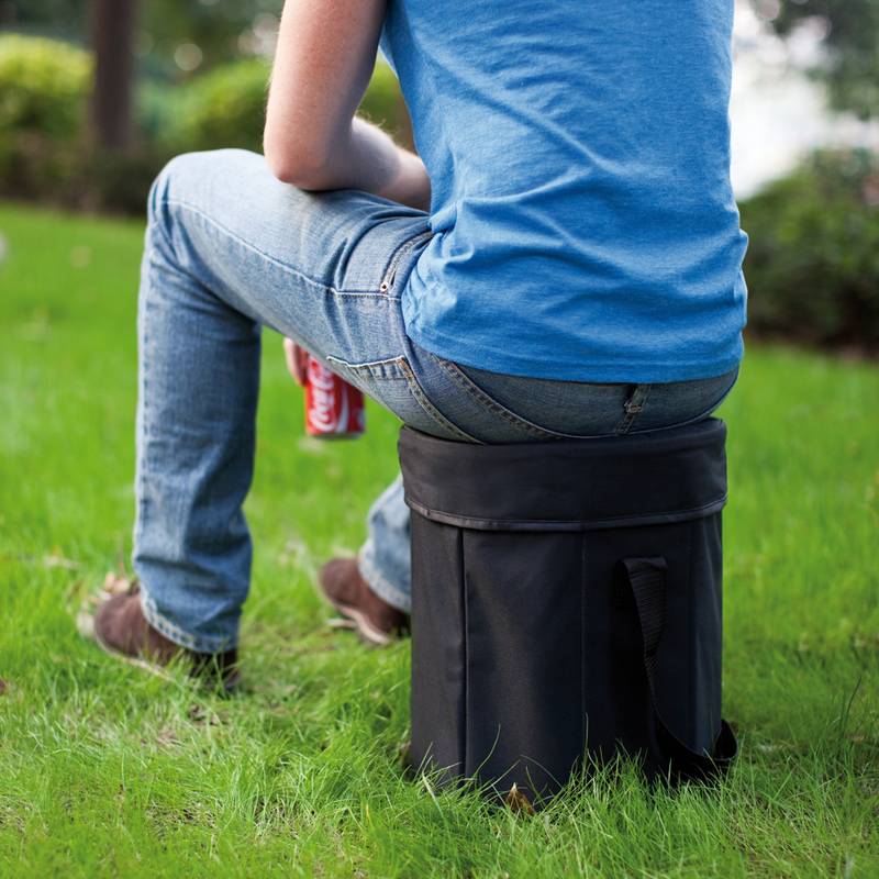 Chladící taška vhodná i na sezení, černá Chladící taška vhodná i na sezení, černá