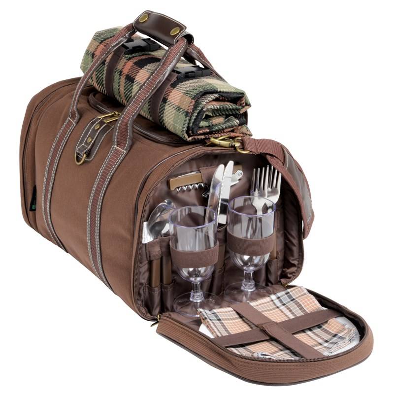 CARIBIC pikniková chladící taška pro 4 osoby, hnědá CARIBIC pikniková chladící taška pro 4 osoby, hnědá