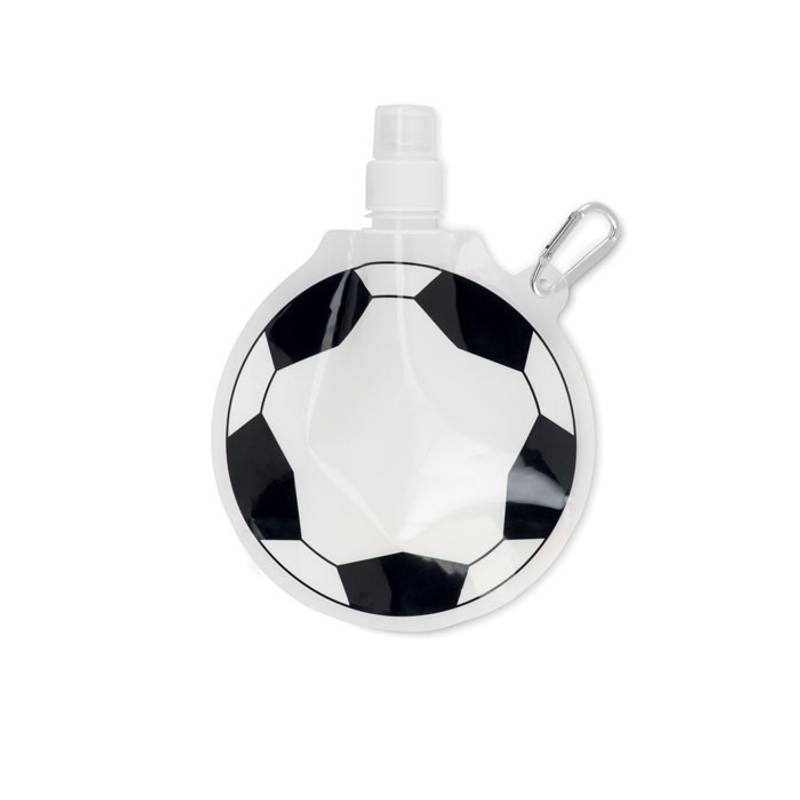 Skladacia fľaša v tvare futbalovej lopty
