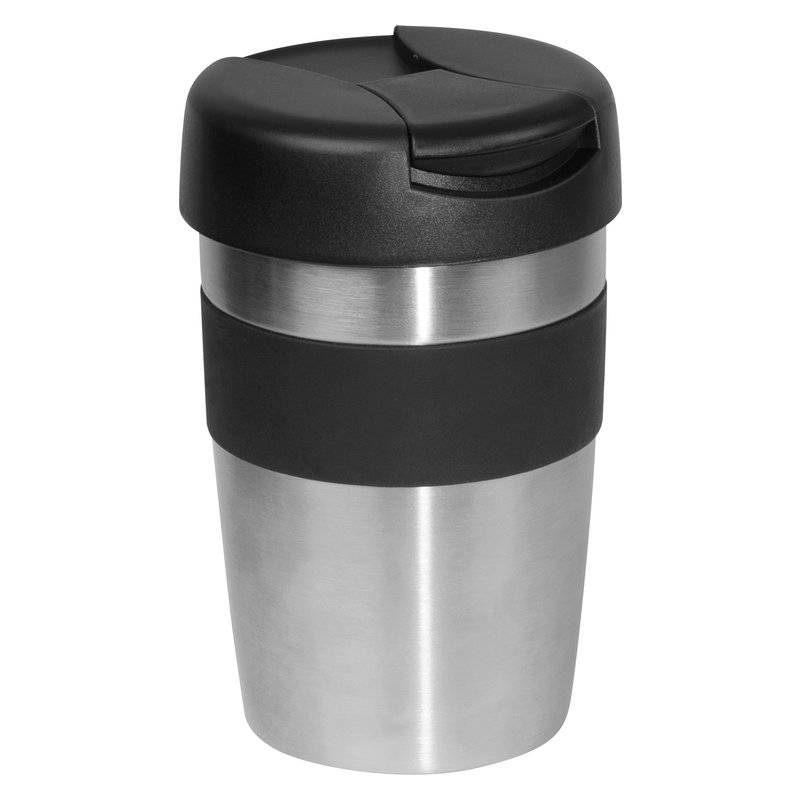 Nerezový vákuový termohrnček, čierna Nerezový vákuový termohrnček, čierna