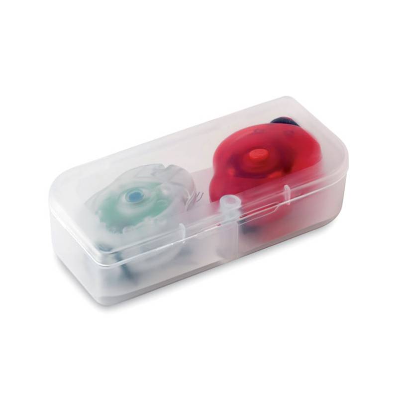 Sada 2 svetiel pre cyklistov, biela/červená Sada 2 svetiel pre cyklistov, biela/červená