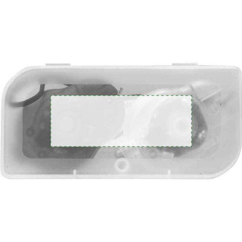 Sada 2 svetiel na bicykel, červená a biela, 1 LED /TANIS/ Sada 2 svetiel na bicykel, červená a biela, 1 LED /TANIS/