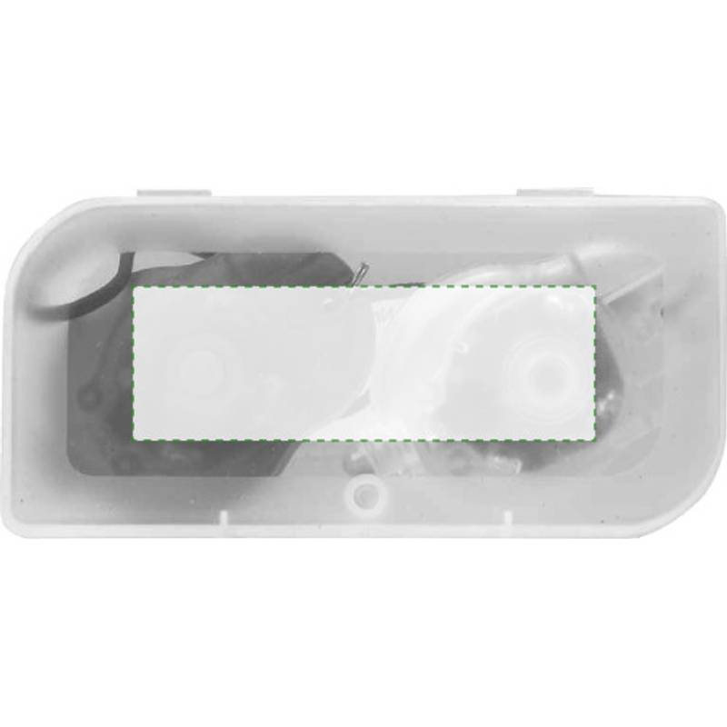 Sada 2 svetiel na bicykel, červená a biela, 1 LED /TANIS/ Sada 2 svetiel na bicykel, červená a biela, 1 LED /TANIS/