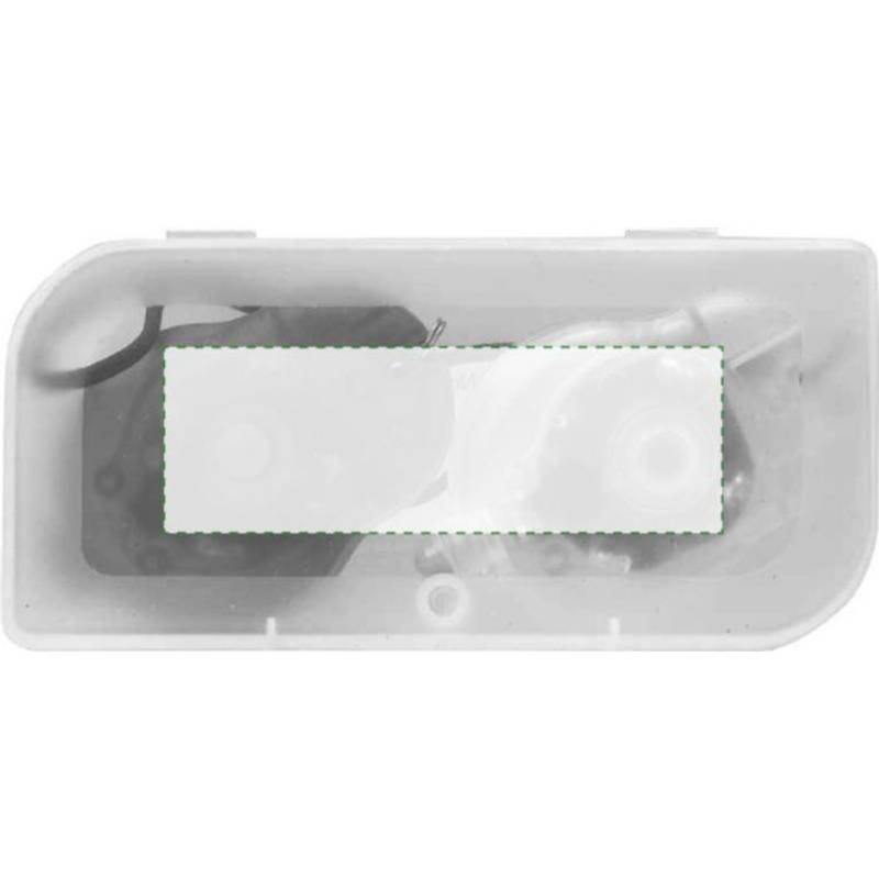 Sada 2 svetiel na bicykel, červená a biela, 1 LED /TANIS/ Sada 2 svetiel na bicykel, červená a biela, 1 LED /TANIS/