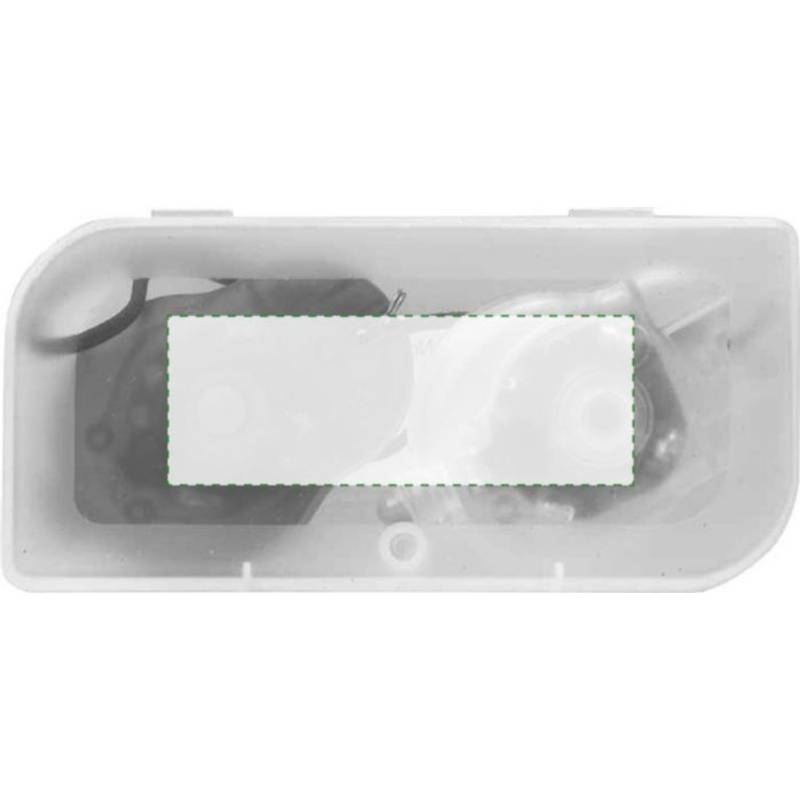 Sada 2 svetiel na bicykel, červená a biela, 1 LED /TANIS/ Sada 2 svetiel na bicykel, červená a biela, 1 LED /TANIS/