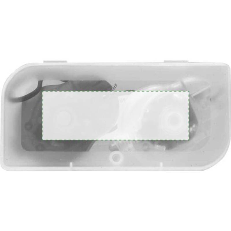 Sada 2 svetiel na bicykel, červená a biela, 1 LED /TANIS/ Sada 2 svetiel na bicykel, červená a biela, 1 LED /TANIS/