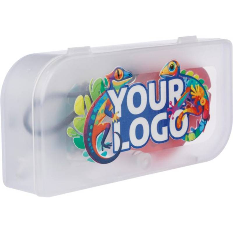 Sada 2 svetiel na bicykel, červená a biela, 1 LED /TANIS/ Sada 2 svetiel na bicykel, červená a biela, 1 LED /TANIS/