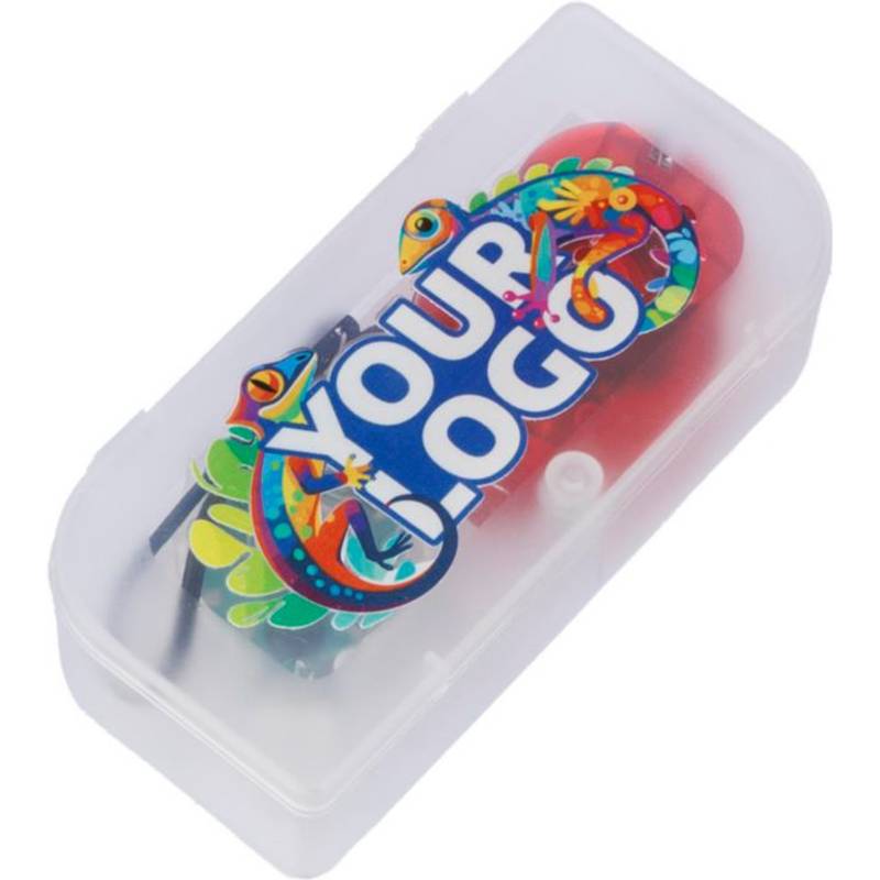 Sada 2 svetiel na bicykel, červená a biela, 1 LED /TANIS/ Sada 2 svetiel na bicykel, červená a biela, 1 LED /TANIS/