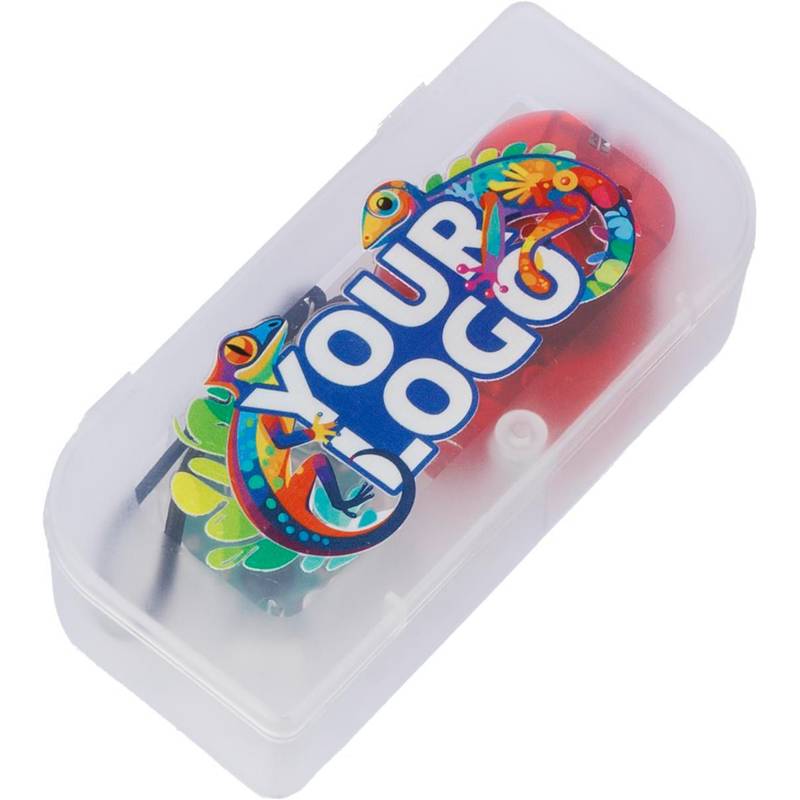 Sada 2 svetiel na bicykel, červená a biela, 1 LED /TANIS/ Sada 2 svetiel na bicykel, červená a biela, 1 LED /TANIS/