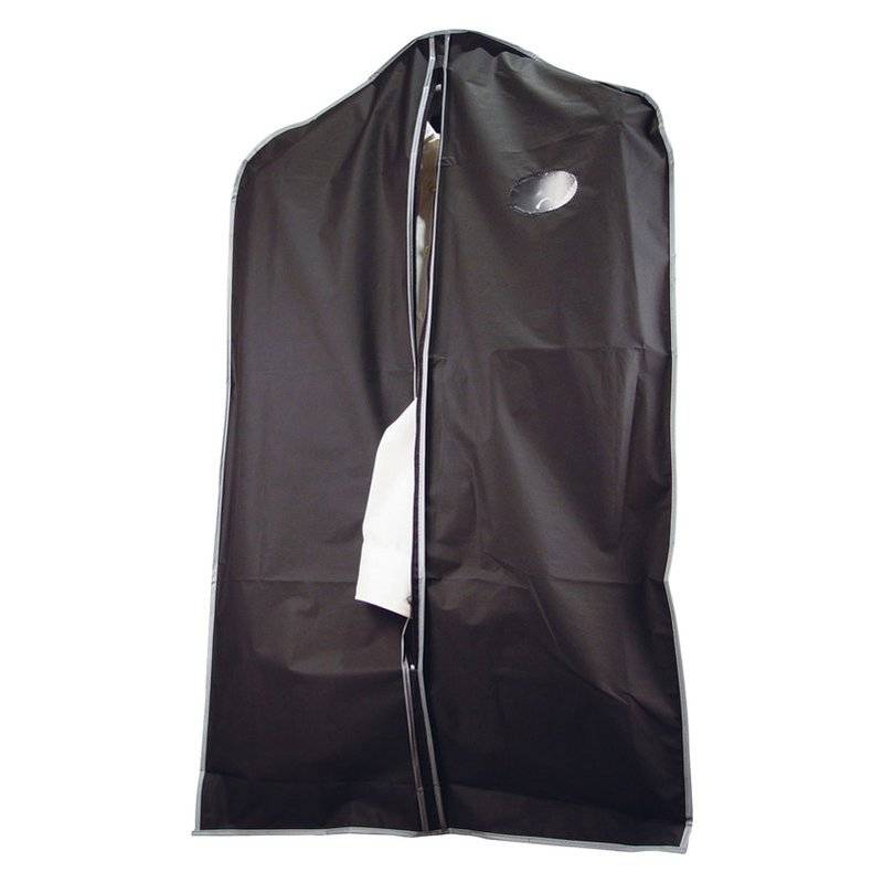 Jednoduchý cestovný vak na šaty, čierna Jednoduchý cestovný vak na šaty, čierna