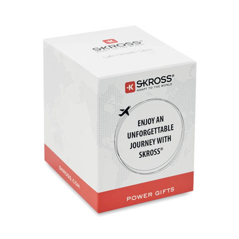 Cestovní adaptér do zásuvky na cesty, značky SKROSS Cestovní adaptér do zásuvky na cesty, značky SKROSS