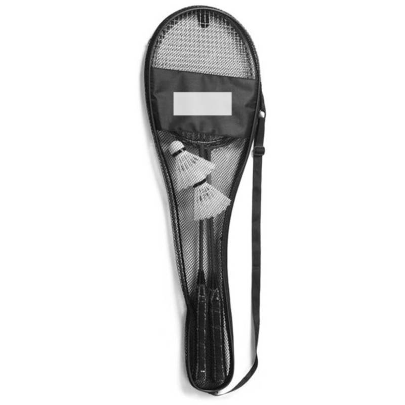 Badminton, dvě rakety, dva košíky v černém obalu Badminton, dvě rakety, dva košíky v černém obalu