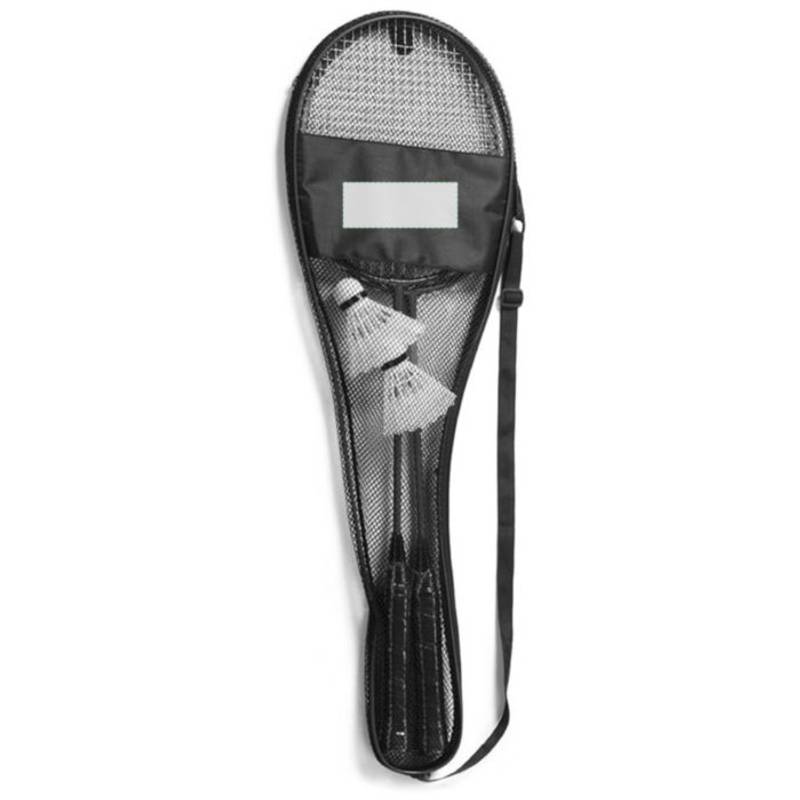 Badminton, dvě rakety, dva košíky v černém obalu Badminton, dvě rakety, dva košíky v černém obalu