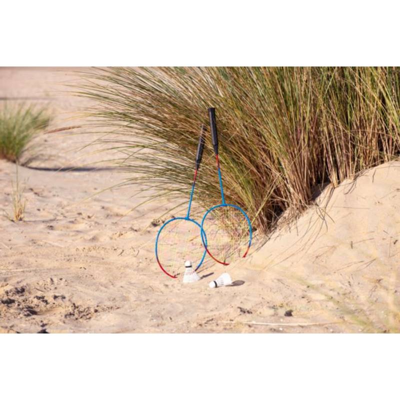 Badminton, dvě rakety, dva košíky v černém obalu Badminton, dvě rakety, dva košíky v černém obalu