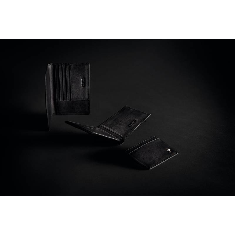 PU obal na karty s RFID ochranou, čierna PU obal na karty s RFID ochranou, čierna