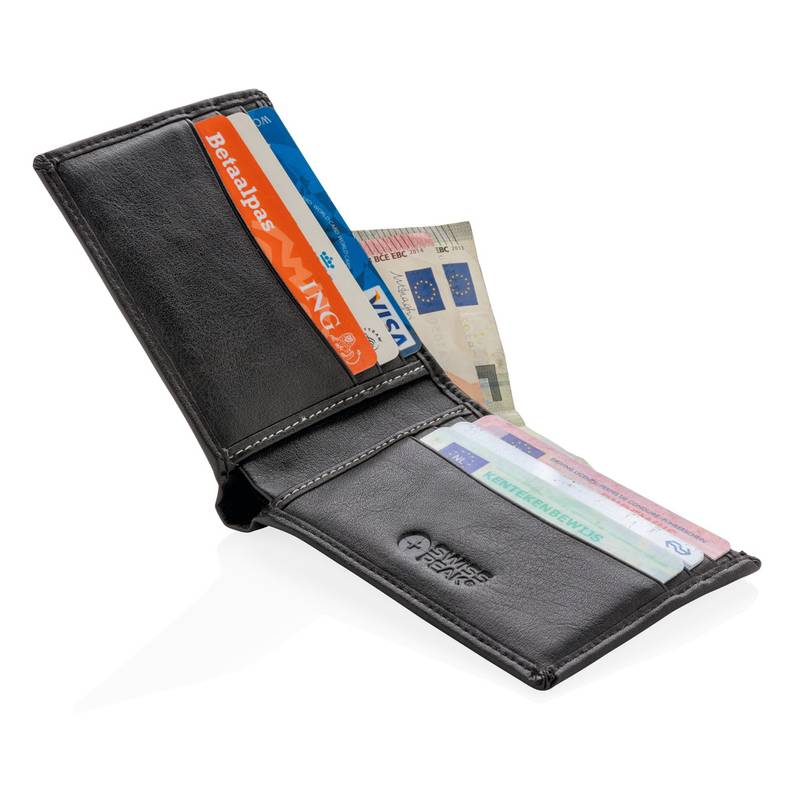Peňaženka s RFID ochranou, čierna