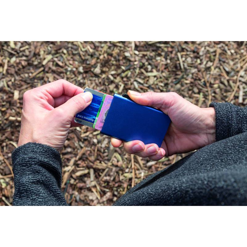 RFID puzdro C-Secure na karty, modrá