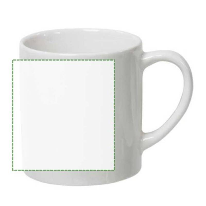 Porcelánový hrnek, 170 ml, bílá Porcelánový hrnek, 170 ml, bílá