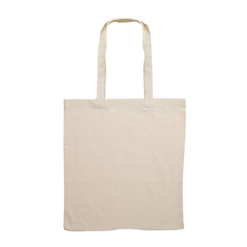 Bavlněná nákupní taška s dlouhými uchy, přírodní Bavlněná nákupní taška s dlouhými uchy, přírodní