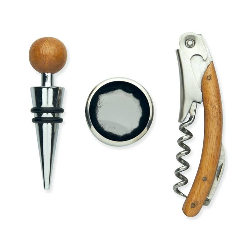 SONOMA sada na víno v bambusovém boxu SONOMA sada na víno v bambusovém boxu