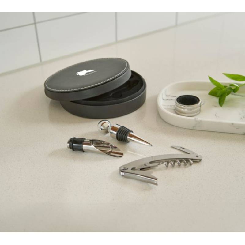 Pinilla čtyřdílná sada na víno z nerezové oceli Pinilla čtyřdílná sada na víno z nerezové oceli