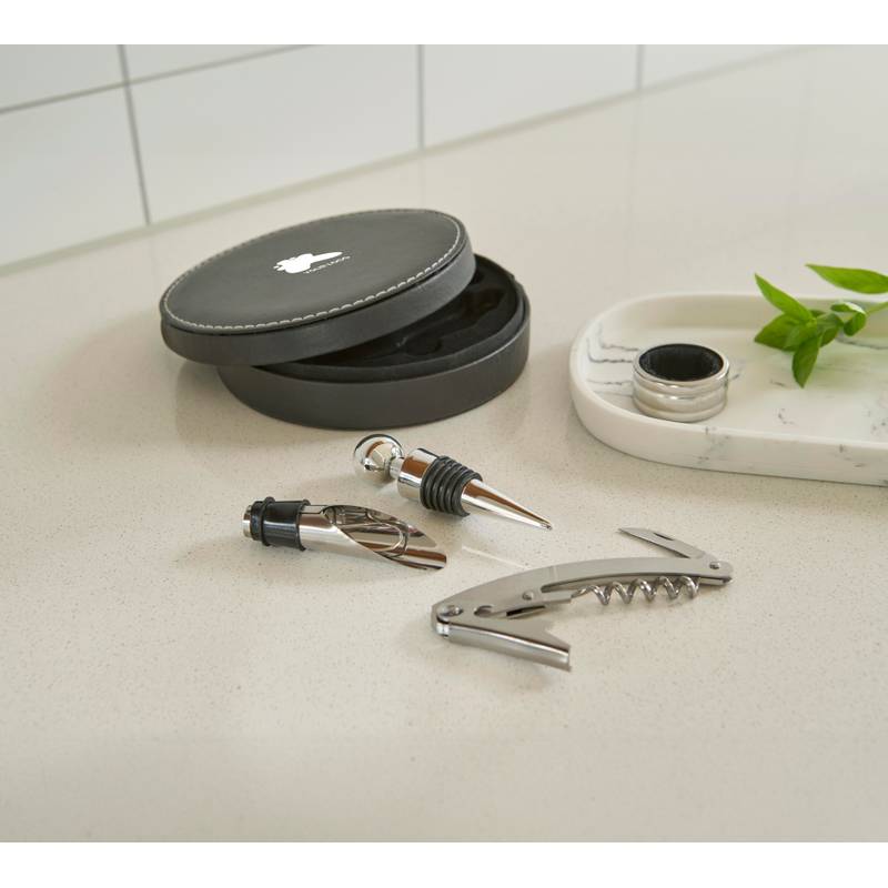 Pinilla čtyřdílná sada na víno z nerezové oceli Pinilla čtyřdílná sada na víno z nerezové oceli