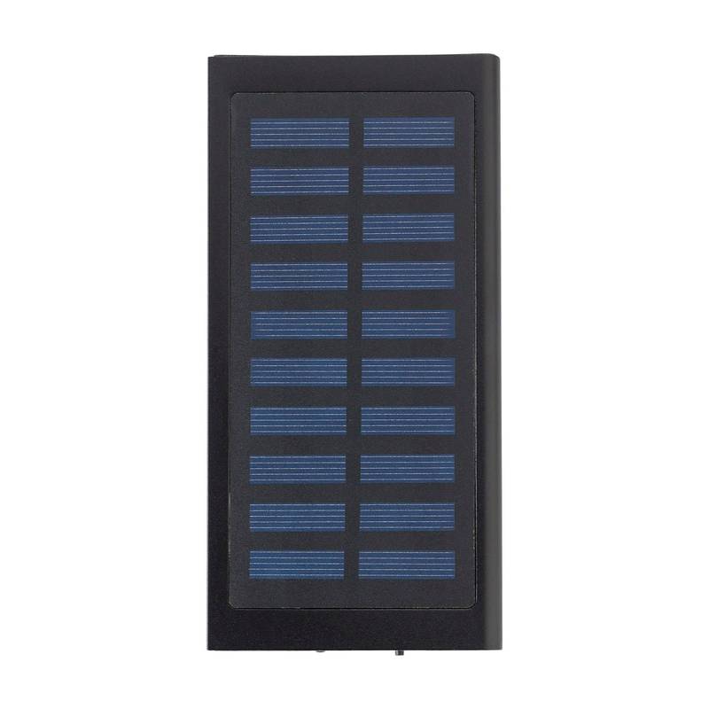 POZALA hliníková solárna powerbanka 8000 mAh, čierna POZALA hliníková solárna powerbanka 8000 mAh, čierna