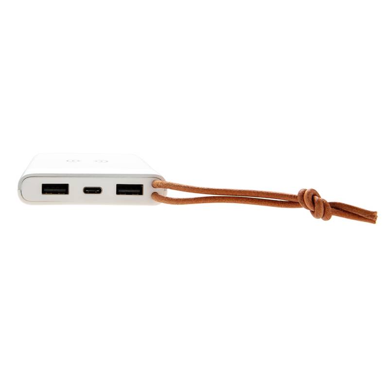 Bezdrôtová strieborná Aria 8000 mAh 5W, biela Bezdrôtová strieborná Aria 8000 mAh 5W, biela