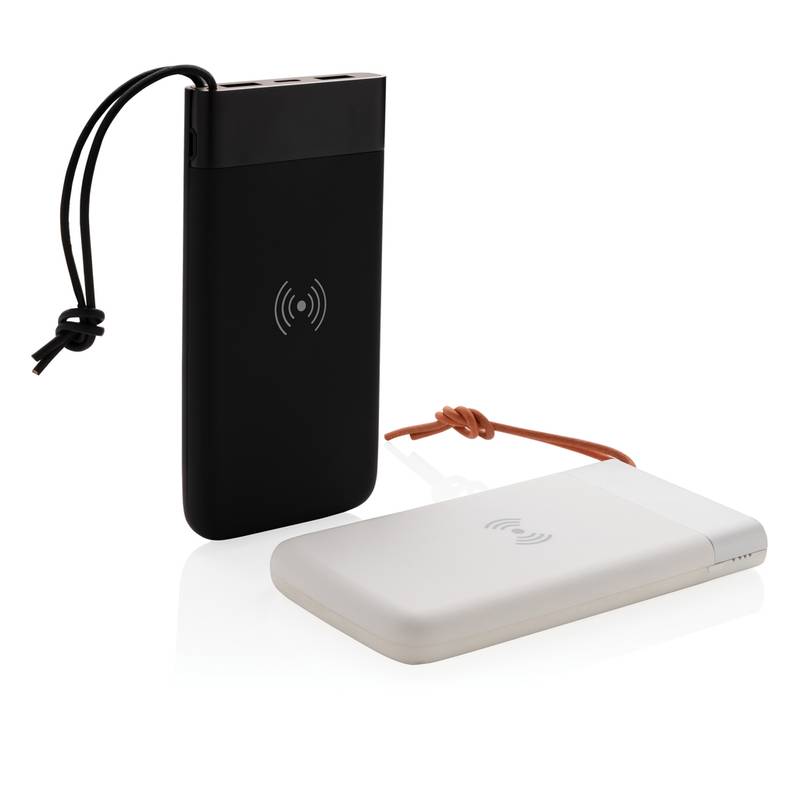 Bezdrôtová strieborná Aria 8000 mAh 5W, biela Bezdrôtová strieborná Aria 8000 mAh 5W, biela