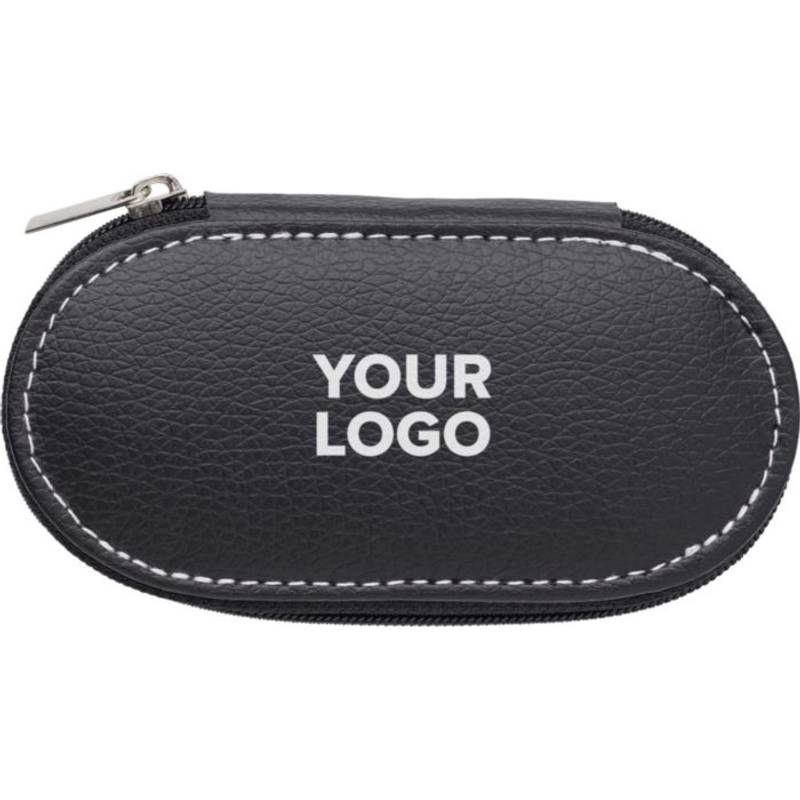 Manikúra v PVC pouzdře, černá Manikúra v PVC pouzdře, černá