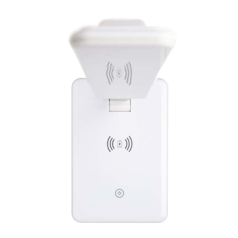 Stolná lampa s 5W bezdrôtovým nabíjaním, biela Stolná lampa s 5W bezdrôtovým nabíjaním, biela
