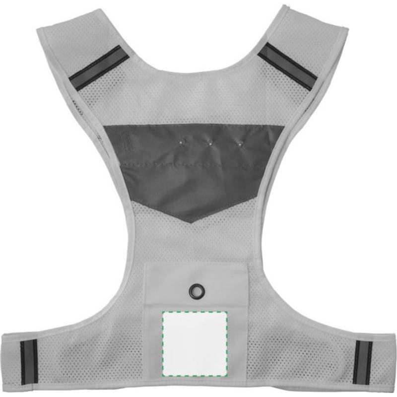 Bezpečnostní vesta se zabudovanými světly, fluorescenční žlutá Bezpečnostní vesta se zabudovanými světly, fluorescenční žlutá