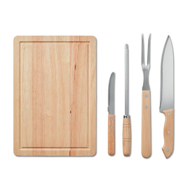 Sada pomůcek na grilování včetně prkénka Sada pomůcek na grilování včetně prkénka